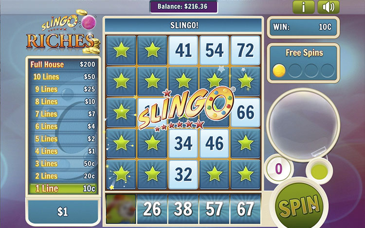 Slingo vs Tragaperras